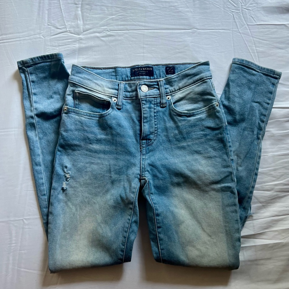 lucky brand mid rise ava skinny jeans